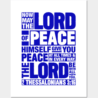 2 Thessalonians 3:16 Lord of Peace Posters and Art